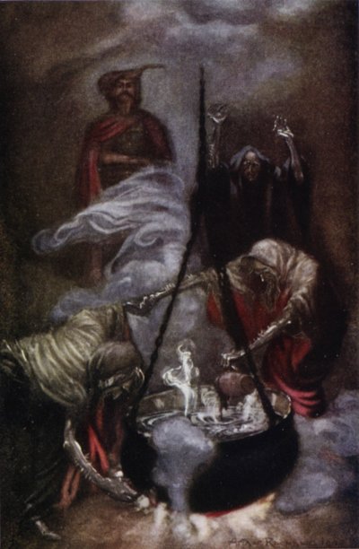 マクベス 作： Arthur Rackham